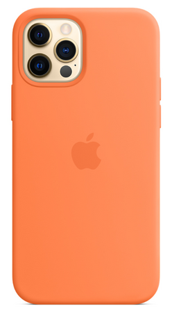 Чехол Apple для iPhone 12 Pro Silicone Case Kumquat (оригинал), изображение 3