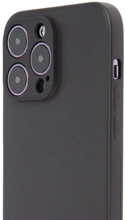 Чехол для iPhone 14 Pro Max Brosco Carbon Black, изображение 5