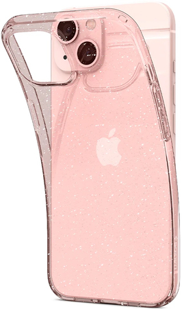 Чехол для iPhone 13 Spigen Liquid Crystal Glitter Rose, изображение 3