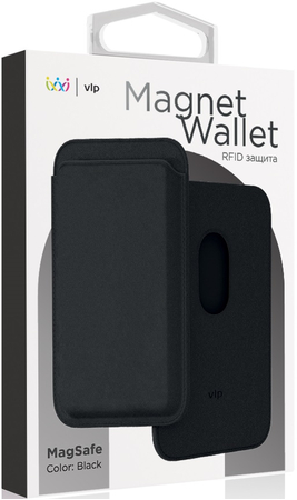 Кошелёк Magsafe VLP Magnetic Wallet Black, изображение 4