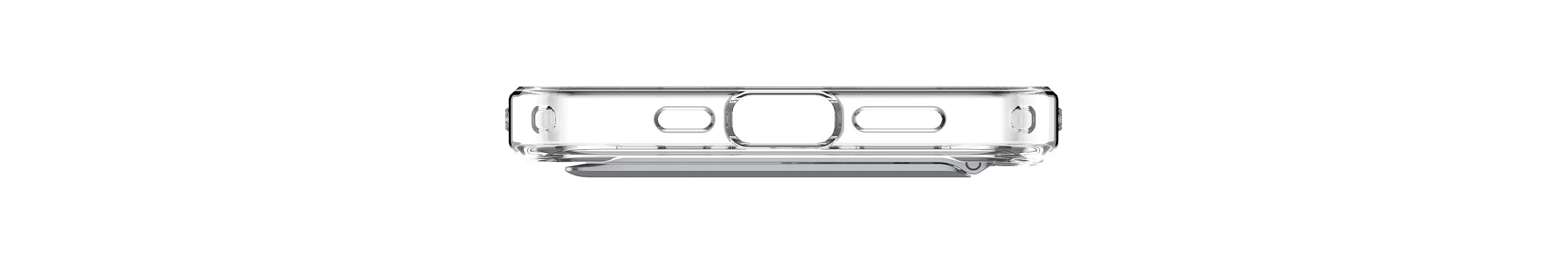 Чехол для iPhone 13 Spigen Ultra Hybrid "S" Crystal Clear, изображение 8