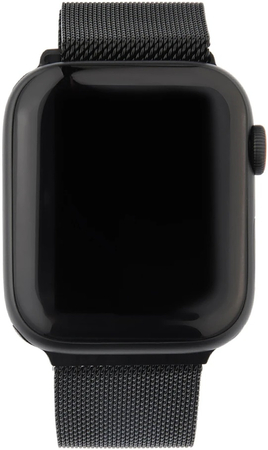 Ремешок InterStep Mesh для Apple Watch 42mm/44mm сталь черный (HWE-AWB44MES-NP0001O-K100), изображение 4