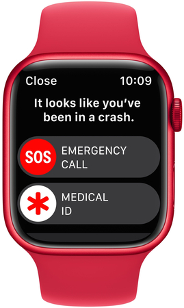 Apple Watch Series 8, 41 мм, корпус из алюминия цвета (PRODUCT)RED, спортивный ремешок цвета (PRODUCT)RED, Экран: 41, Цвет: Red / Красный, Возможности подключения: GPS, изображение 4