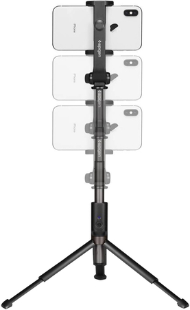 Монопод Spigen S540W Wireless Selfie Stick Tripod Black, изображение 2