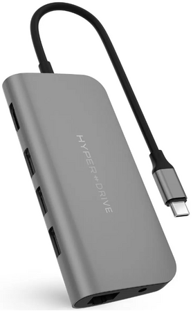 USB-хаб HyperDrive POWER USB-C (HD30F-GREY)