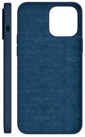 Чехол для iPhone 13 Pro Max VLP Silicone case with MagSafe Dark Blue, изображение 2