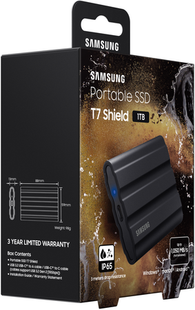 Внешний SSD Samsung T7 Shield 1Tb (MU-PE1T0S/WW), изображение 10