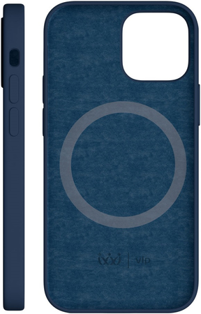 Чехол VLP Silicone case для iPhone 13 mini темно-синий, изображение 3