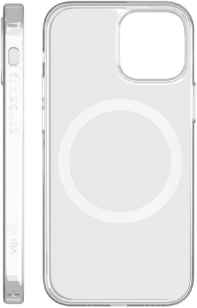 Чехол VLP Crystal case with MagSafe для iPhone 13 mini прозрачный, изображение 3