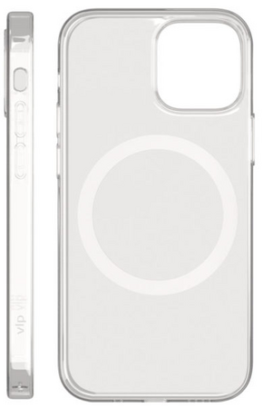 Чехол для iPhone 13 mini VLP Crystal case with MagSafe Clear, изображение 3
