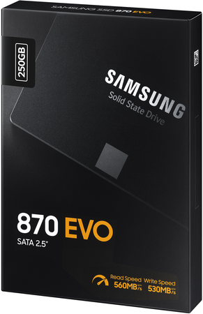 SSD накопитель Samsung 870 EVO 250 ГБ (MZ-77E250B/EU), изображение 7