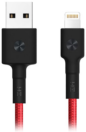 Кабель Xiaomi Lightning to USB ZMI 0.3м. Красный
