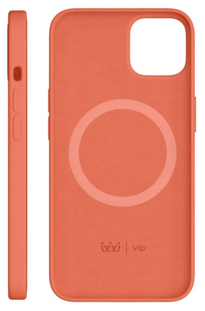 Чехол для iPhone VLP Silicone case with MagSafe 13 Coral, изображение 2