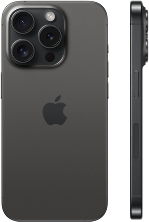 Apple iPhone 15 Pro 1 Тб Black Titanium (черный титан), Объем встроенной памяти: 1 Тб, Цвет: Black Titanium, изображение 2