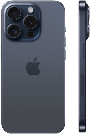 Apple iPhone 15 Pro 256 Гб Blue Titanium (титановый синий), Объем встроенной памяти: 256 Гб, Цвет: Blue Titanium, изображение 2