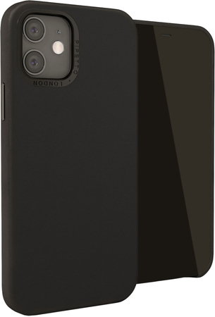 Чехол Pipetto Magnetic Leather Case + Mount для iPhone 12/12 Pro черный