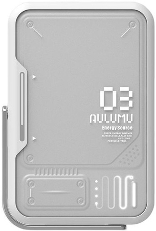 Внешний аккумулятор Aulumu M03 MagSafe Battery White 3500 mAh, Цвет: White / Белый