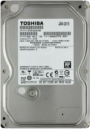 Жесткий диск Toshiba DT01 1 ТБ (DT01ACA100)