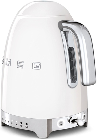 Чайник SMEG KLF04WHEU  электрический с регулируемой температурой белый, Цвет: White / Белый, изображение 3