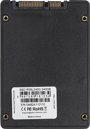 SSD накопитель AMD Radeon R5 Series 240 ГБ (R5SL240G), изображение 2
