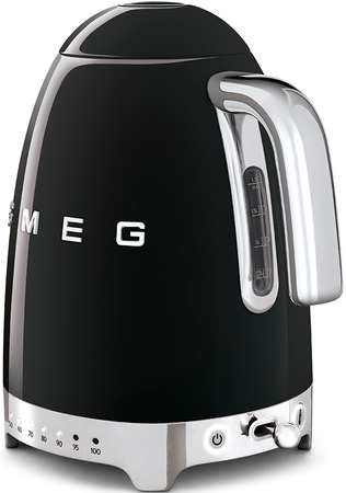 Чайник SMEG KLF04BLEU электрический с регулируемой температурой черный, Цвет: Black / Черный, изображение 3