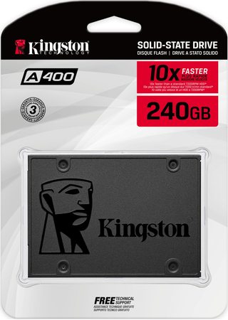 SSD накопитель Kingston A400 240 ГБ (A400S37/240G), изображение 4