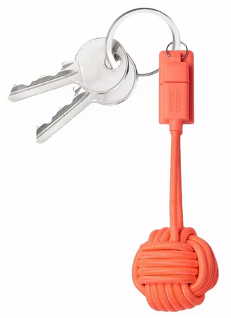 Кабель Native Union Lightning to USB KEY Cable Оранжевый, изображение 2