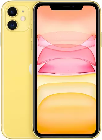 Apple iPhone 11 64 Гб Yellow (желтый), Объем встроенной памяти: 64 Гб, Цвет: Yellow / Желтый