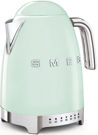 Чайник SMEG KLF04PGEU электрический с регулируемой температурой пастельный зеленый, Цвет: Pastel green / Пастельный зеленый, изображение 2