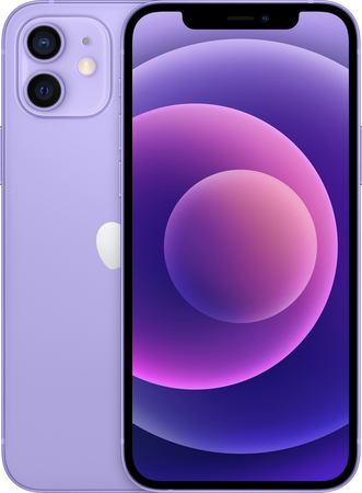 Apple iPhone 12 128 Гб Purple (фиолетовый), Объем встроенной памяти: 128 Гб, Цвет: Purple / Сиреневый