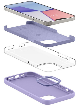 Чехол для iPhone 13 Pro Max Spigen Fit Iris Purple, изображение 7