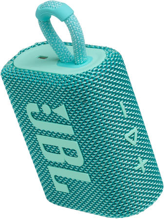 Портативная колонка JBL Go 3 Aquamarine, Цвет: Teal / Бирюзовый, изображение 6