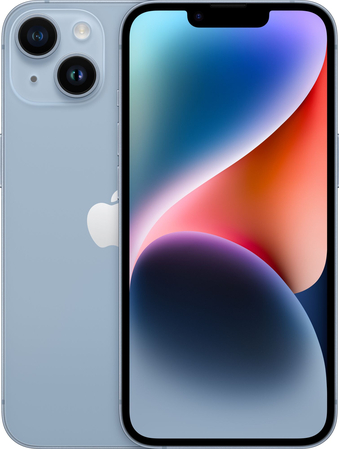 Apple iPhone 14 128 Гб Blue (голубой), Объем встроенной памяти: 128 Гб, Цвет: Blue / Синий