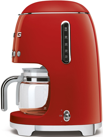 Капельная кофеварка SMEG DCF02RDEU красный, Цвет: Red / Красный, изображение 3