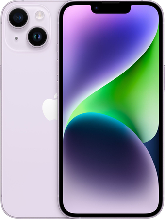 Apple iPhone 14 512 Гб Purple (фиолетовый), Объем встроенной памяти: 128 Гб, Цвет: Purple / Сиреневый