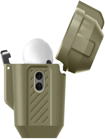 Защитный чехол Spigen Lock Fit Airpods Pro 1 / 2 Vintage Khaki, Цвет: Arctic Camouflage / Хаки, изображение 7