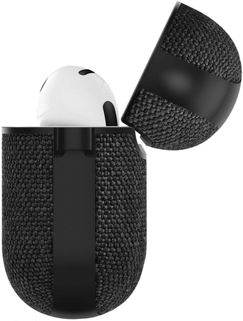 Защитный чехол Spigen Urban Fit Apple AirPods 3 Black, Цвет: Black / Черный, изображение 7