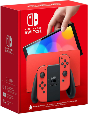 Nintendo Switch Oled Mario Edition, Цвет: Red / Красный, изображение 9