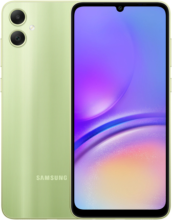 Samsung Galaxy A05 4/64Gb Light Green, Объем оперативной памяти: 4 ГБ, Объем встроенной памяти: 64 Гб, Цвет: Light Green / Светло-зеленый