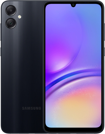 Samsung Galaxy A05 6/128Gb Black, Объем оперативной памяти: 6 ГБ, Объем встроенной памяти: 128 Гб, Цвет: Black / Черный