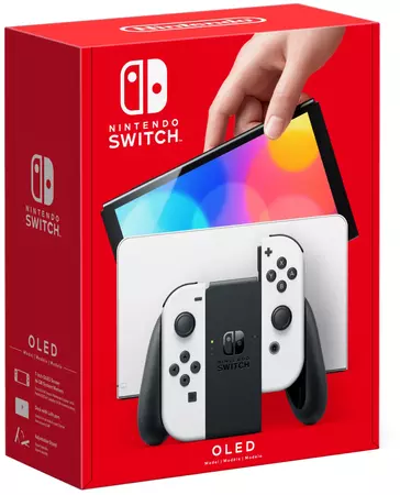 Nintendo Switch Oled White, Цвет: White / Белый, изображение 8