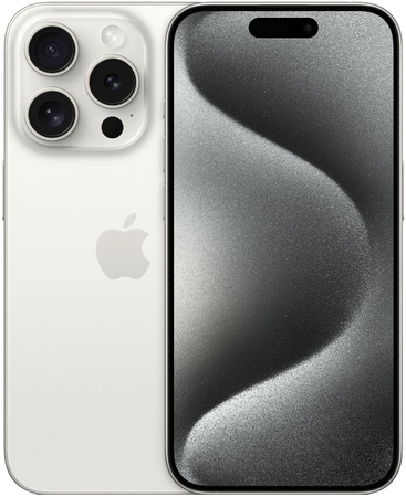 Apple iPhone 15 Pro 1 Тб White Titanium (титановый белый), Объем встроенной памяти: 1 Тб, Цвет: White Titanium