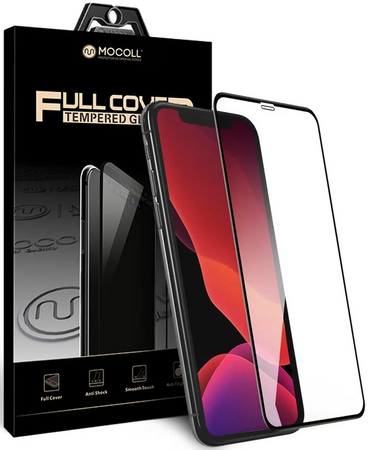 Защитное стекло Mocoll Storm 2.5D для iPhone XR/11 Черный
