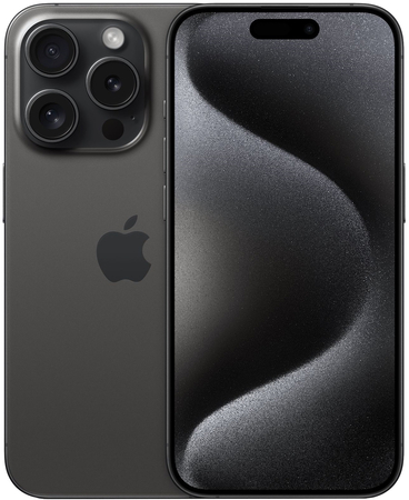 Apple iPhone 15 Pro 512 Гб Black Titanium (черный титан), Объем встроенной памяти: 512 Гб, Цвет: Black Titanium