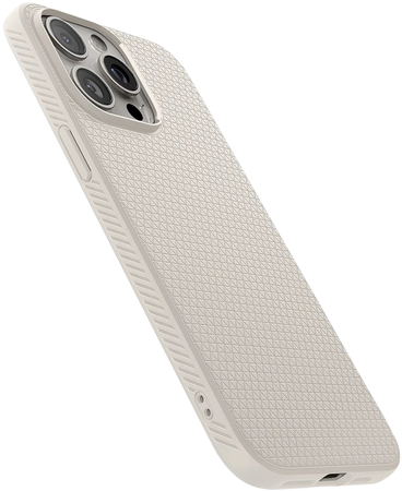 Защитный чехол Spigen Liquid Air iPhone 15 Pro Max Natural Titanium (ACS07212), изображение 6