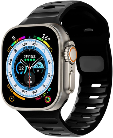Ремешок Tech-Protect Iconband Line Apple Watch 45 /49 mm Black, Цвет: Black / Черный