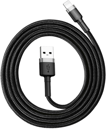 Кабель Baseus, Lightning to USB, 2.4A , Grey