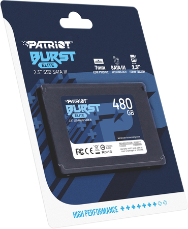 SSD накопитель Patriot Burst Elite 480 ГБ (PBE480GS25SSDR), изображение 5
