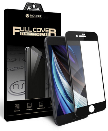 Защитное стекло 2.5D для iPhone 6 Plus/6S Plus MOCOll Black Diamond черное