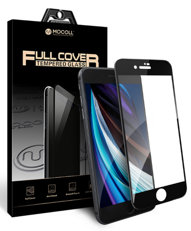 Защитное стекло MOCOll 2.5D для iPhone 7/8 Black Diamond черное